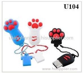 Customized:rubber USB flash drive