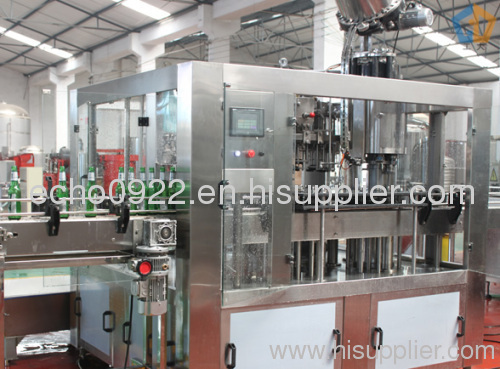 Glass Bottle Washing Filling Capping Machine