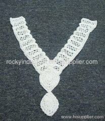 Bright White Cotton Necklace