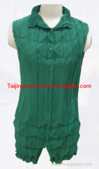 high quality pleated lady's blouse