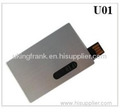 Credit card shape USB flash drive