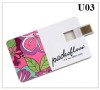 Credit card shape USB flash drive