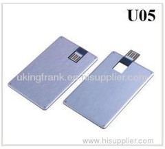 Credit card shape USB flash drive