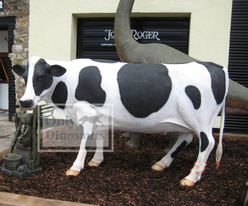 Fiberglass Animal Cow Model