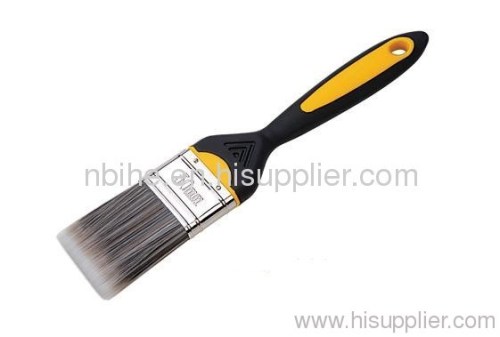 flat style sinthetic fiber soft comfortable grip handle painting brush