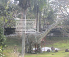 Huge Animatronic Dinosaur of Diplodocus