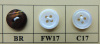 sewing natural shell buttons