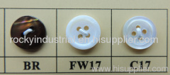 sewing natural shell buttons