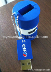 Custom design oil drum shape usb flash drive