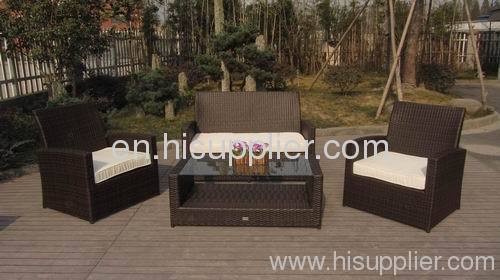 outdoor rattan sofa set