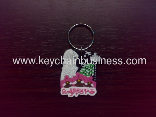 Rubber Keyring PVC Keychain