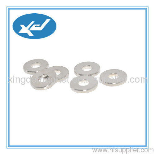 N45 sintered NdFeB magnet ring shape NiCuNi coating