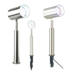 LED Garden Lamp Plug-in IP44 with Epistar Chips by Steel Stainless Material
