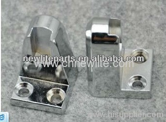 Oven top glass cover hinge support