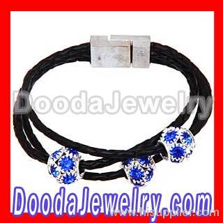 Custom Braided Leather Bracelet
