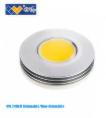 Innovative design dimmable led puck light GX53 COB LED Spotlight/Spot Light/Lamp 4w 4500k netural white 220v dimmable