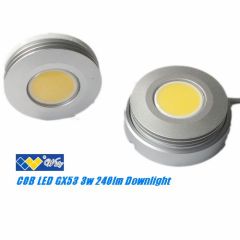 Dimming 4500k Netural white 6w 400LM Aluminum LED Cabinet light GX53