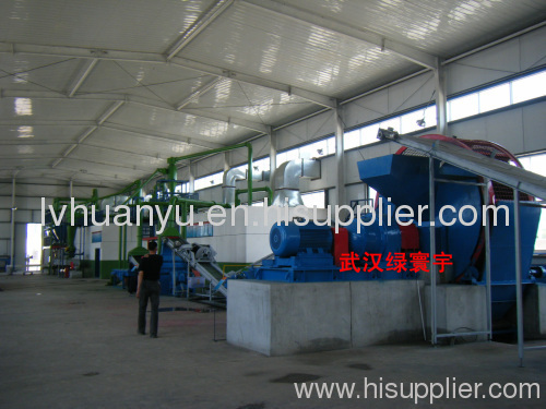 waste tire recycling production line