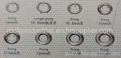 electroplated snap fastener button