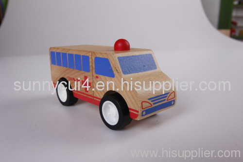 assembly -ambulance wooden toys woodencars