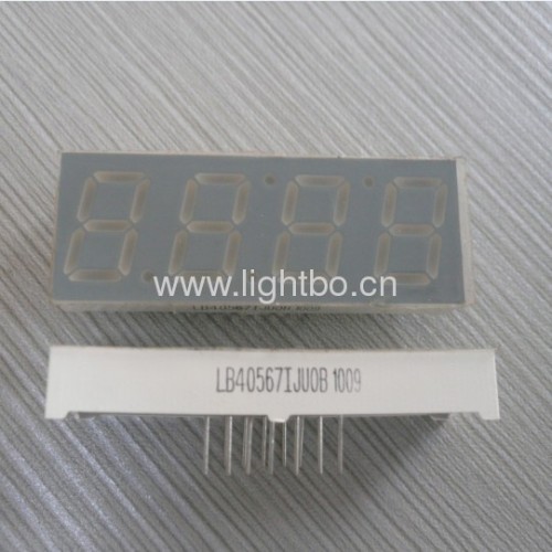 4 digit 0.56 inches super bright green common anode seven segment LED Clock Display