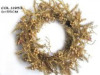 Cheap bronze bright painted gold powder Christmas decorative wreath