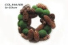 Artificial Imitation fake synthetic faux decorative moss pinecone wreaths