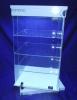 Rotary lockable acrylic showcases with LED lights