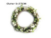 Artificial Flowers Wreath, Silk Flowers Artificial Flower & Egg ring