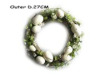 Artificial Flowers Wreath, Silk Flowers Artificial Flower & Egg ring