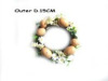 Artificial Flowers Wreath, Silk Flowers Artificial Flower & Egg ring