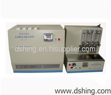 SYD-3554 Petroleum Wax Oil Content Tester