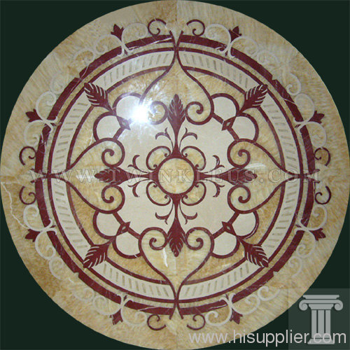 floor paving stone medallion