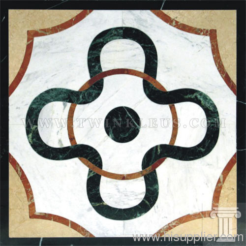 natural decorative stone medallion