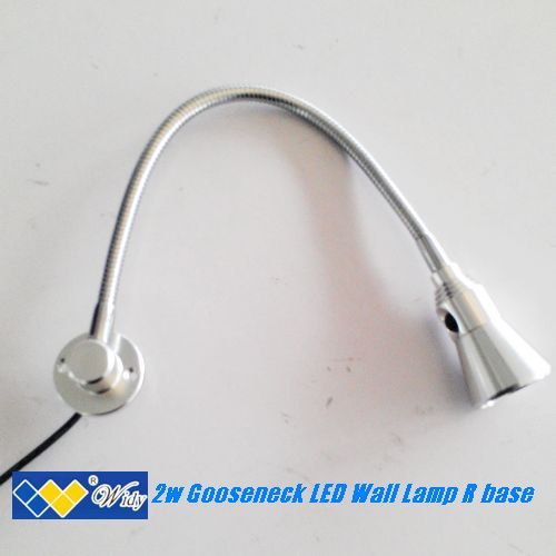 silver LED wall spot lamp