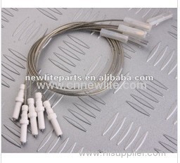 Ceramic ignition teflon wire