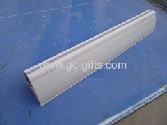 Supermarket plastic triangle shelves front by extrusion