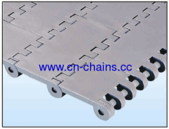 straight running slat modular conveyor belt