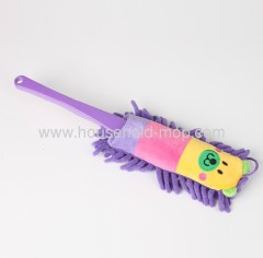 Animal red Chenille Fiber Duster Short pp Handle