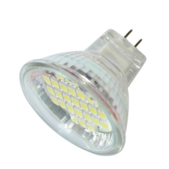 MR11 SMD Chip LED Bulb with Cover Replacing 15W Halogen Lamp