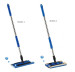 Microfiber Clip dust mop with steel handle