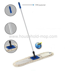 360 rotating Aluminum magic flat industrial cotton mop