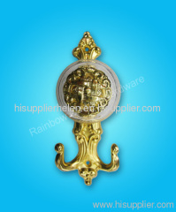 golden color curtain hook