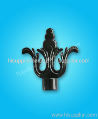 black color curtain cap