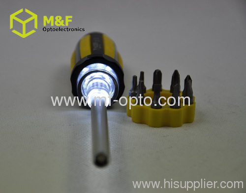 magnetic screwdriver with light