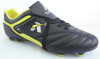 Black PU Soccer Shoes, Different Design and Materials are Welcomed