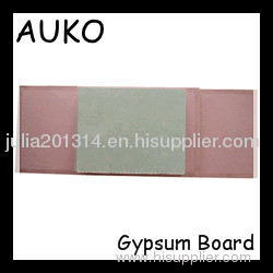 Waterproof paperbacked plasterboard/paperbacked gypsum board 9mm