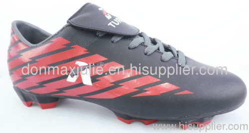 Soccer Shoes With PU Upper/TPU Outsole, OEM and ODM are acceptable