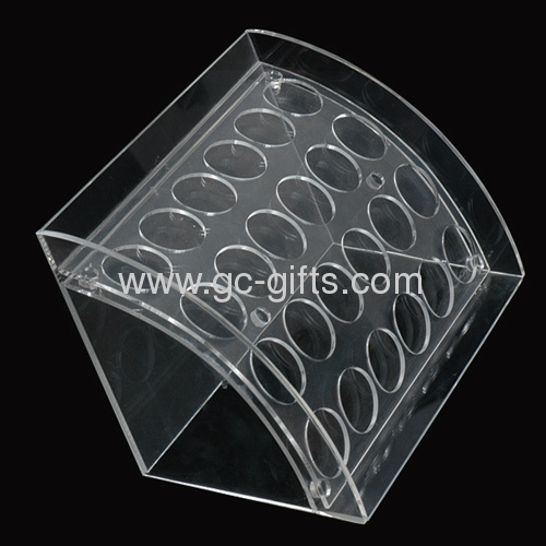 Countertop clear acrylic display boxes for blusher