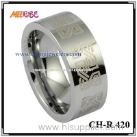 man's tungsten carbide ring